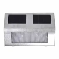 lampa solarna kinkiet 2 led naścienny dekoracja tarasu ogrodu balkonu P-122