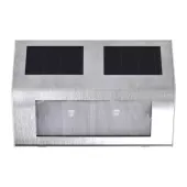 lampa solarna kinkiet 2 led naścienny dekoracja tarasu ogrodu balkonu P-122