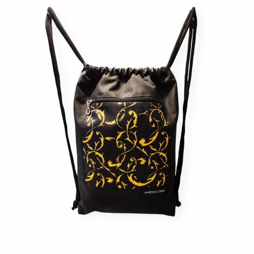 Plecak worek wodoodporny ORNAMENTY ZŁOTE na Arena.pl