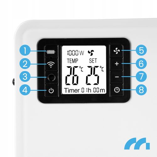 Grzejnik elektryczny 2300W KONWEKTOROWY termostat WIFI aplikacja PILOT na Arena.pl
