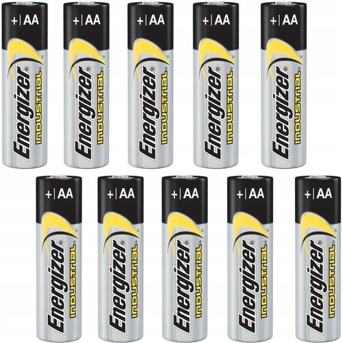 10 x baterie Industrial alkaliczne AA R6 Energizer na Arena.pl