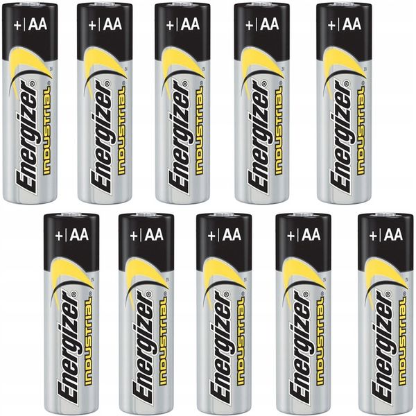 10 x baterie Industrial alkaliczne AA R6 Energizer zdjęcie 9