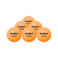 Zestaw piłeczek do tenisa stołowego, 6 sztuk REBEL ACTIVE