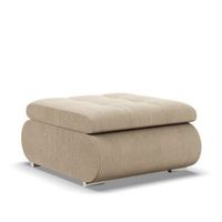 Pufa otwierana, schowek, Bosco, sztruks, 70x88x42 cm, beżowa | TYLETEGOTU