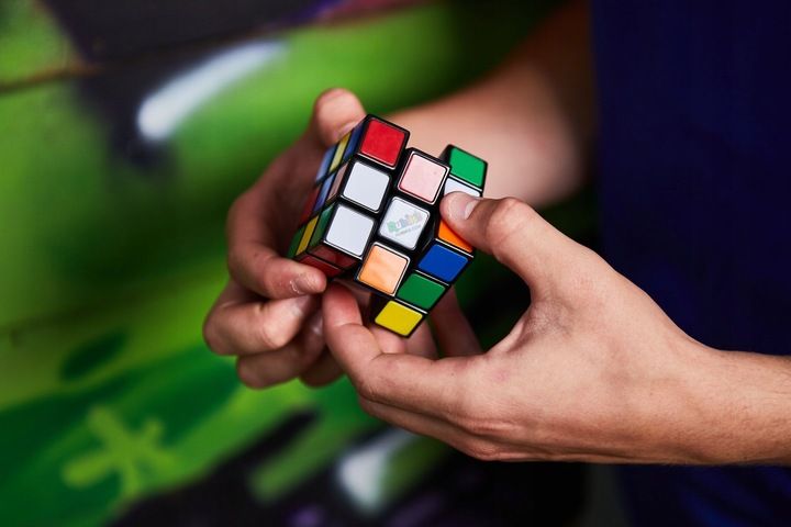 KOSTKA RUBIKA ORYGINALNA KLASYCZNA + BRELOK 3X3 zdjęcie 13