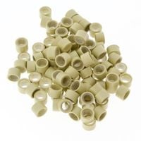 500x Allepaznokcie Mikroringi Z Silikonem Do Przedłużania Włosów 6mm Nr 12