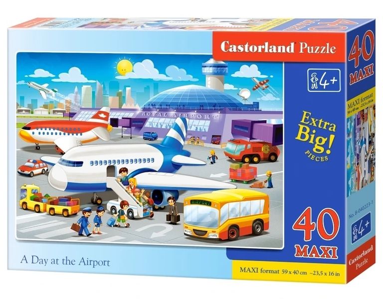 PUZZLE 40 EL.MAXI AIRPORT DAY zdjęcie 1