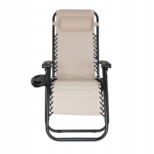 Leżak metal beże i brązy AbarQs na Arena.pl