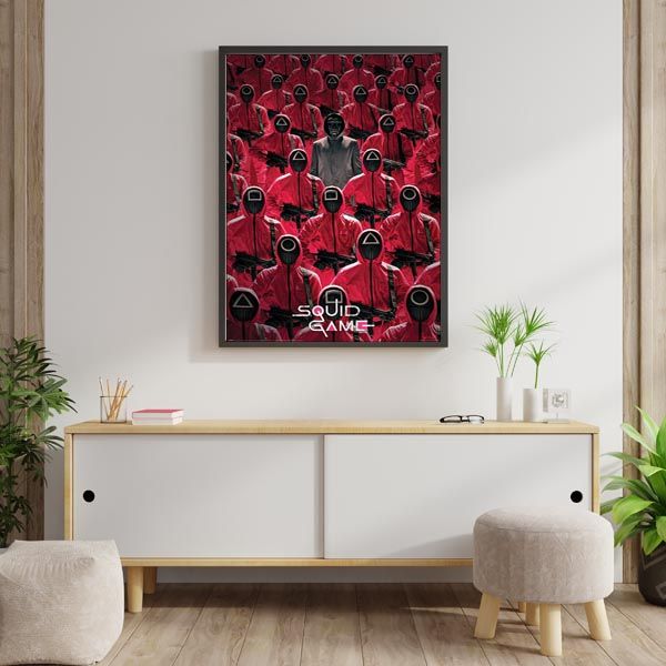 Squid Game Crowd - plakat 61x91,5 cm zdjęcie 2