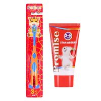 Szczoteczka do zębów dla dzieci Wellbee Soft + Pasta Mattes Promise Kids 3+