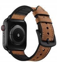 PASEK SKÓRZANY APPLE WATCH 1 2 3 4 5 6 7 8 9 SE 42/44/45/49MM ULTRA 1 2