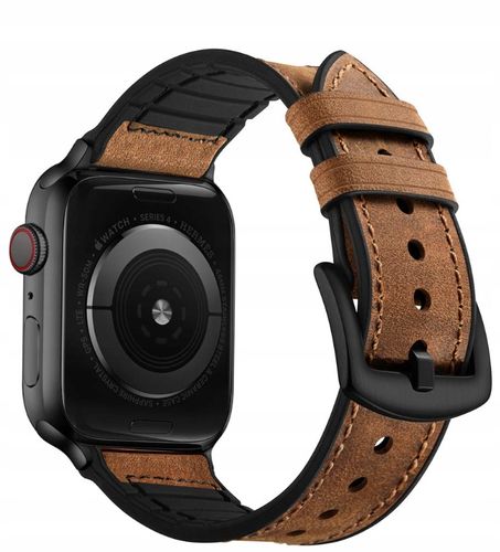 PASEK SKÓRZANY APPLE WATCH 1 2 3 4 5 6 7 8 9 SE 42/44/45/49MM ULTRA 1 2 na Arena.pl