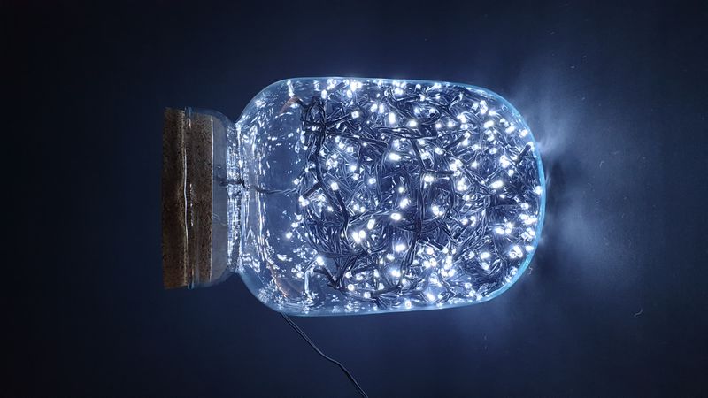 Lampki choinkowe 200 LED wewnętrzne + gniazdo + timer zdjęcie 3