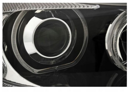 Reflektory BMW E90 E91 2005-2011 BIAŁE Ringi LED H7 DEPO - Oryginalne Lampy na Arena.pl