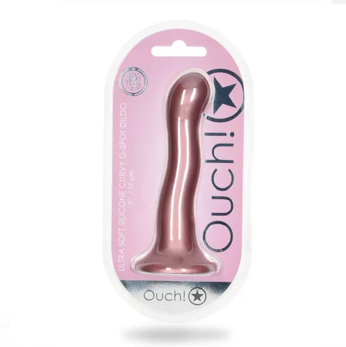 ouch! curvy g-spot 17 cm ultra miękki model silikonowy z przyssawką na Arena.pl
