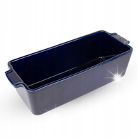 Peugeot Naczynie ceramiczne do pasztetu, chleba Appolia 32x11cm niebieskie