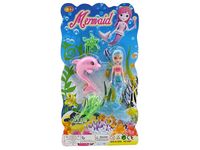 lalka syrenka mini 7cm 38,5x21x3cm