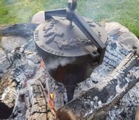 Kociołek stojący myśliwski GICOR 6 l