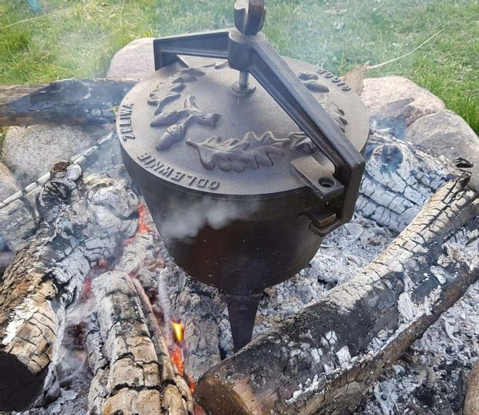 Kociołek stojący myśliwski GICOR 6 l zdjęcie 1