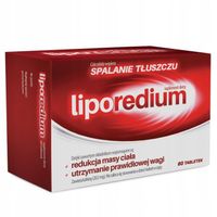 Liporedium, 60 tabletek, Suplement diety, Wspomaga redukcje masy ciała