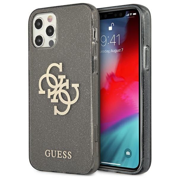 Etui Guess do iPhone 12 Pro Max, Czarny zdjęcie 1