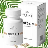 Suplement Diety Omega-3 Naturalne Kwasy DHA EPA Olej Rybi Tran 90 Kapsułek