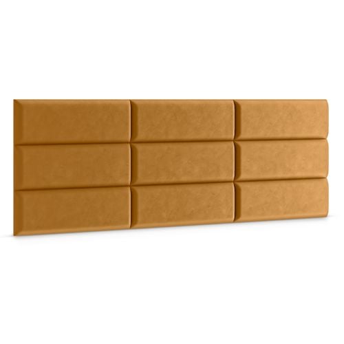 Panel Tapicerowany Ścienny Żółty 50cm x 15cm na Arena.pl