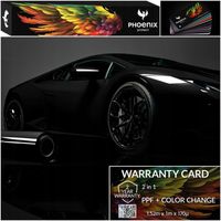 Kolorowa Folia PPF Phoenix Protect Zmiana Koloru Auta Metallic Black