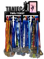 Wieszak na medale TANIEC ramka na zdjęcie, dowolny tekst  253.1