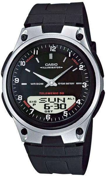 zegarek męski casio dual aw-80-1avdf + box zdjęcie 1