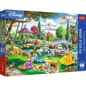 Puzzle 1000 Elementów. Premium Plus. Piknik Z Księżniczkami Disney'a