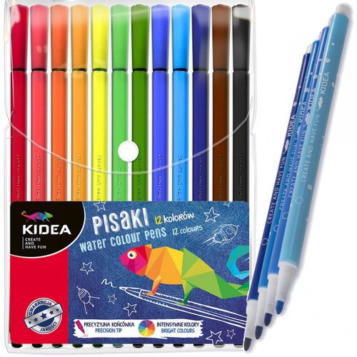 PISAKI W ETUI 12 KOL KIDEA na Arena.pl