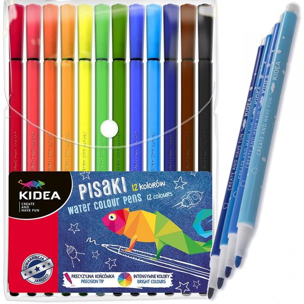 PISAKI W ETUI 12 KOL KIDEA zdjęcie 2