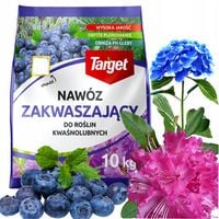 TARGET NAWÓZ ZAKWASZAJĄCY DO ROŚLIN KWAŚNOLUBNYCH BORÓWEK OBFITE PLONY 10KG