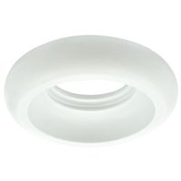 Gipsowa LAMPA sufitowa HELIOS 310002 Polux okrągła OPRAWA do zabudowy biała