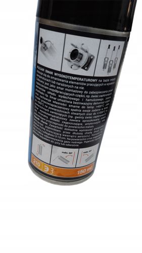 SMAR MIEDZIOWY W SPRAYU MIEDZIANY PULSAR WYSOKOTEMPERATUROWY 150 ml na Arena.pl