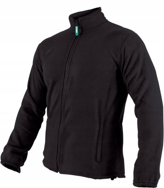 Polar roboczy CIEPŁY WYGODNY bluza polarowa BHP STALCO BARRY czarny zdjęcie 1