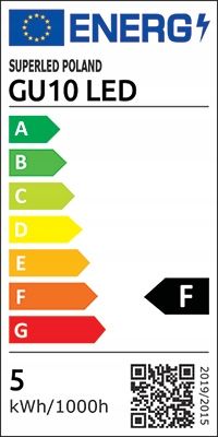 10x Żarówka LED GU10 5W = 50W 475 lm CCD More Lumens SuperLED na Arena.pl