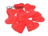 Płatki róż serduszka ( opak. ) CZERWONE