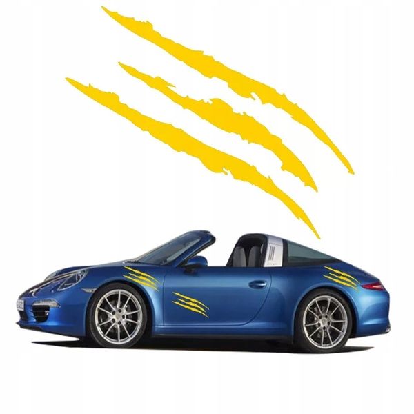 Naklejka samochód pazur scratch auto tunining uni zdjęcie 1