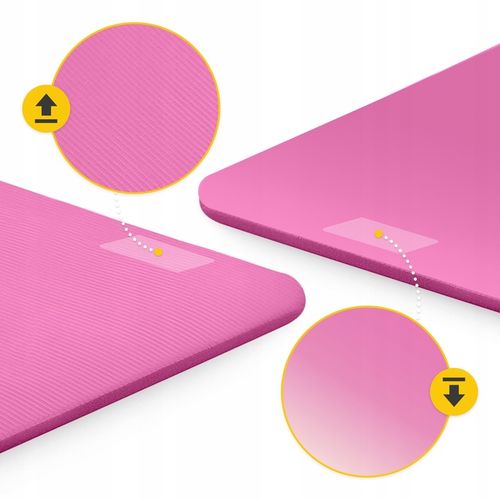 MATA DO ĆWICZEŃ JOGI GIMNASTYCZNA KARIMATA GRUBA NBR ANTYPOŚLIZGOWA na Arena.pl