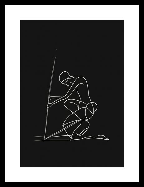 Plakat 21x29,7cm Linia zdjęcie 3