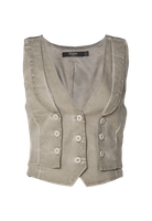 JADED DOUBLE LAYER WAISTCOAT 42