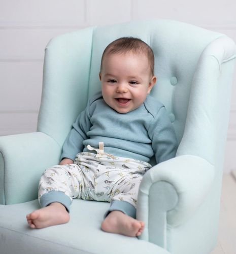 Spodnie długie w ptaszki 74 na Arena.pl