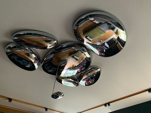 Plafon STONE MIRROR - stal polerowana na Arena.pl