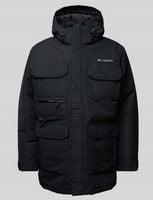 COLUMBIA Parka z naszywką z logo model LANDROAMER - czarny XL