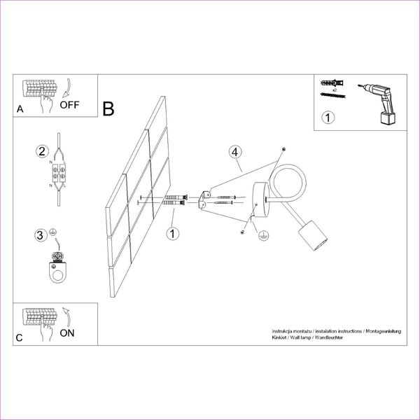 Kinkiet EMBER czarny zdjęcie 11