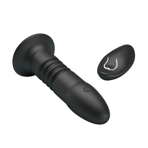 mr play - vibrating anal plug 4 vibrations 4 thrusting remote control na Arena.pl