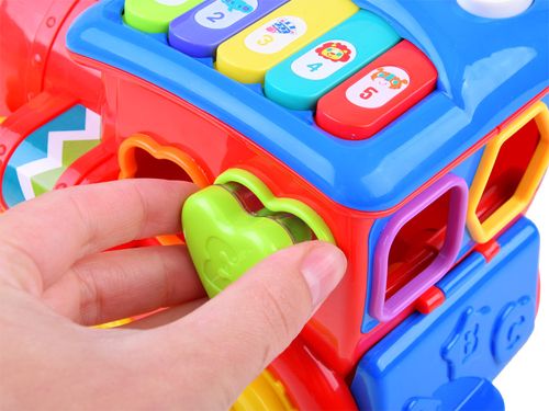 INTERAKTYWNA LOKOMOTYWA KOLOROWE KLOCKI na Arena.pl