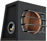 Obudowa subwoofera 8" 20cm 10L MDF zamknięta – z maskownicą stalową TAMDEL